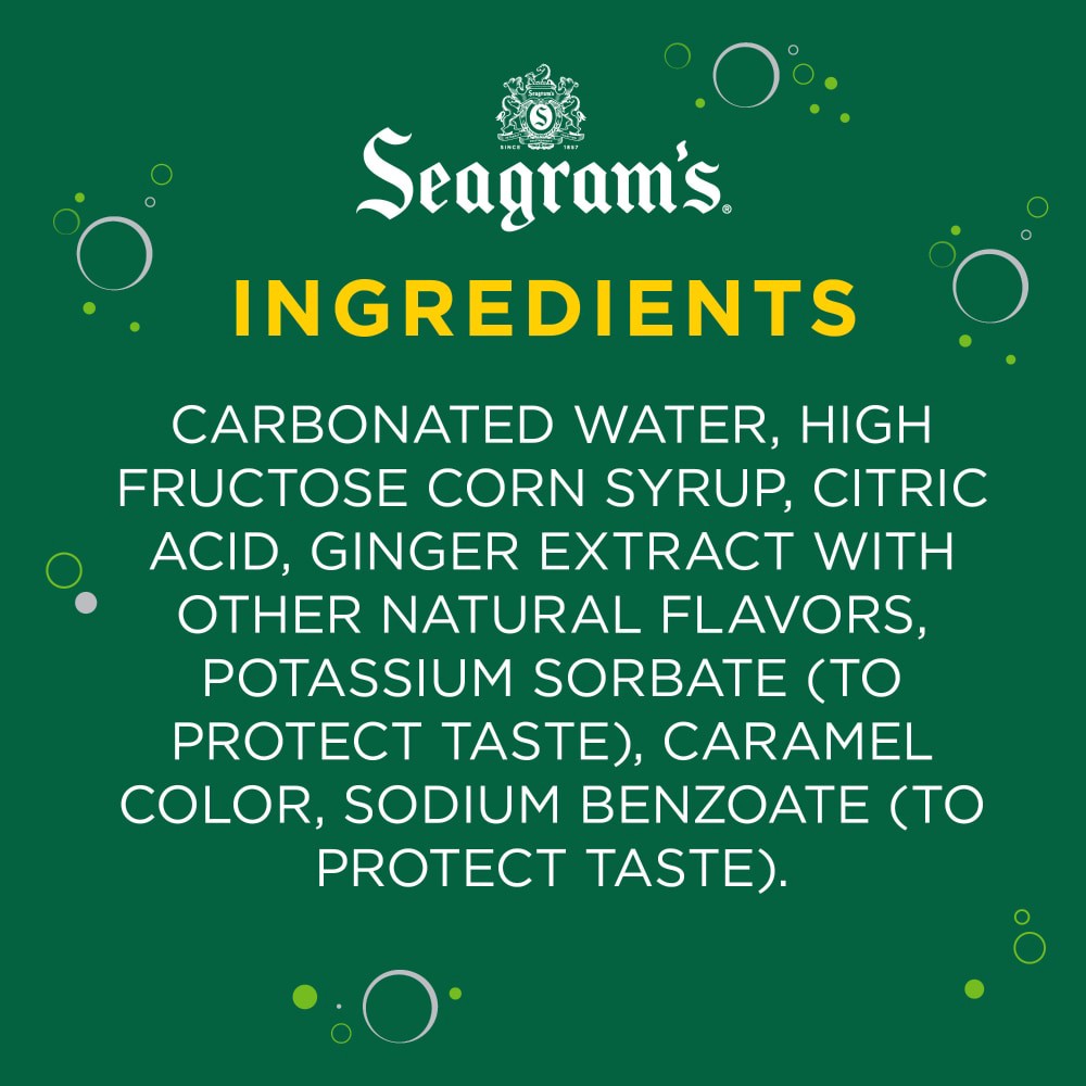 slide 5 of 5, Seagram's Seagrams Ginger Ale Bottles, 16.9 fl oz, 6 Pack, 6 ct; 16.9 fl oz
