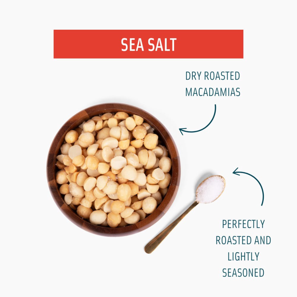 slide 2 of 6, Mauna Loa Dry Roasted Sea Salt Macadamias 1 oz, 1 oz