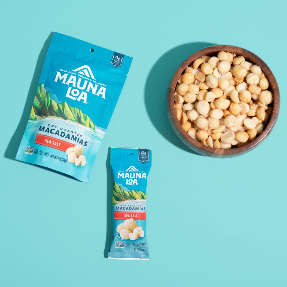 slide 6 of 6, Mauna Loa Dry Roasted Sea Salt Macadamias 1 oz, 1 oz