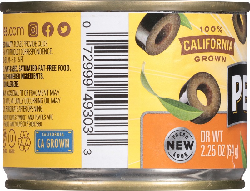 slide 3 of 5, Pearls Sliced Ripe Olives 2.25 oz, 2.25 oz