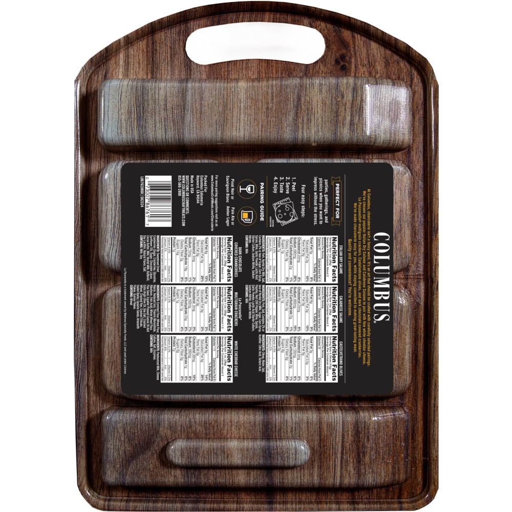 slide 5 of 6, Columbus Party Platter, 12.5 oz