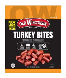 Old Wisconsin Snack Bites Turkey Sausage Bites 8 oz. Pack
