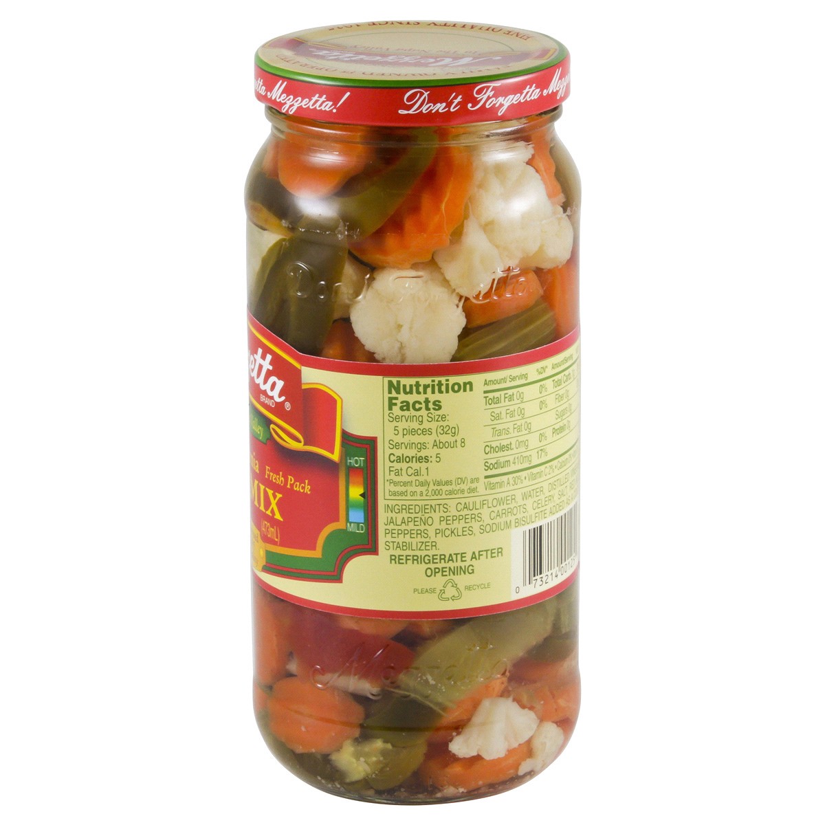 slide 2 of 4, Mezzetta California Hot Vegetable Mix, 16 fl oz, 16 fl oz