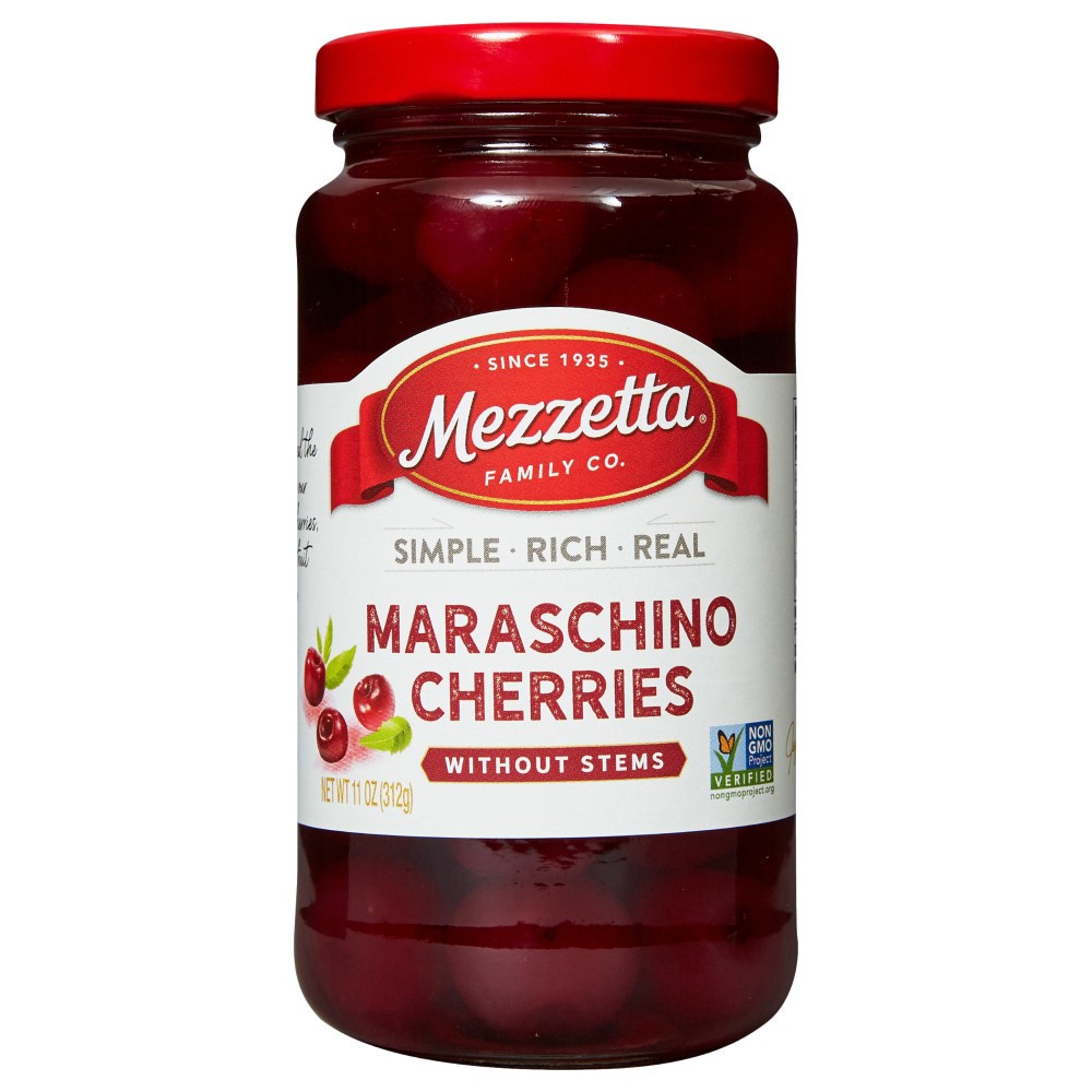 slide 2 of 3, Mezzettaetta Machino Cherries Without Stems, 11 oz