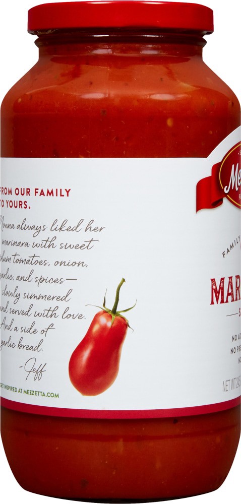 slide 4 of 6, Mezzetta Family Recipes Marinara Sauce, 24.5 oz, 24.50 oz