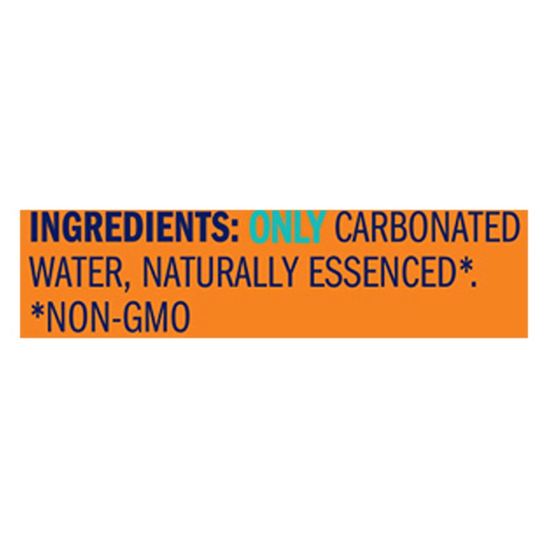 slide 4 of 4, LaCroix Sparkling Water, Orange, 12 ct