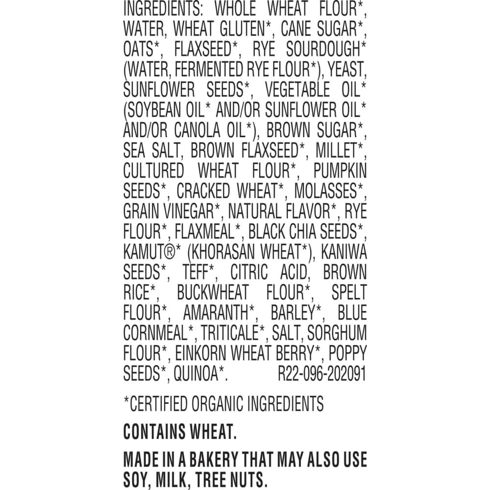 slide 5 of 5, BROWNBERRY Organic 22 Grains & Seeds Bread, 27.0 oz