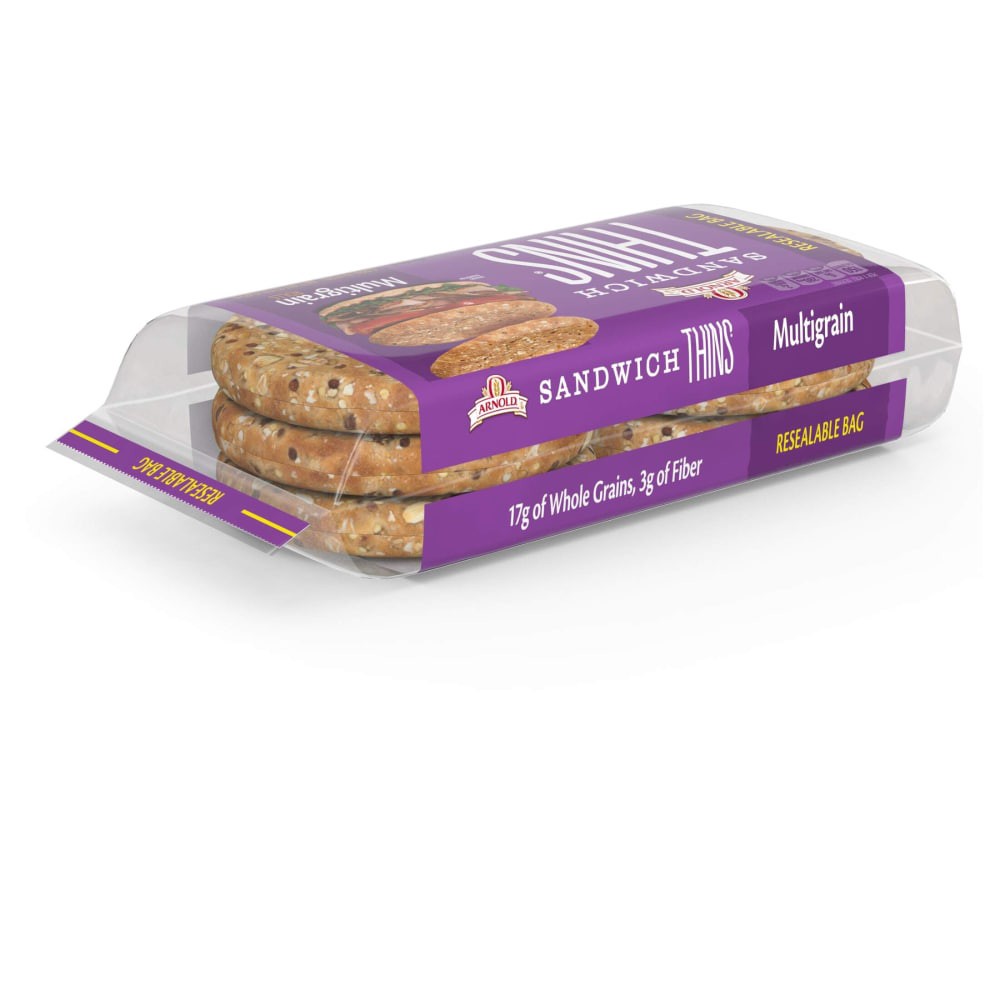 slide 2 of 5, Arnold Multigrain Rolls, 6 count, 12 oz, 6 ct