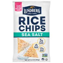 Lundberg Family Farms Sea Salt Rice Chips 5.5 oz