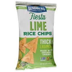Lundberg Family Farms Fiesta Lime Rice Chips 5.5 oz