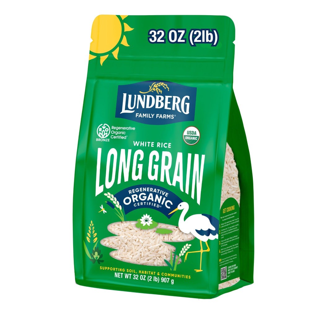 slide 4 of 6, Lundberg Family Farms Organic White Long Grain Gourmet Rice 32 oz, 32 oz