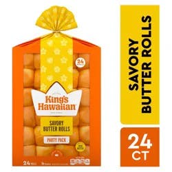 King's Hawaiian Savory Butter Rolls, 24 ct, 24 oz