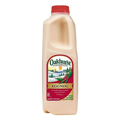 slide 1 of 1, Oakhurst Egg Nog 32 - 32 FZ, 32 fl oz