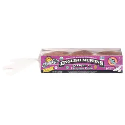 Food for Life Flourless Sprouted Whole Grain Fork-Split Cinnamon Raisin English Muffins 6 Each