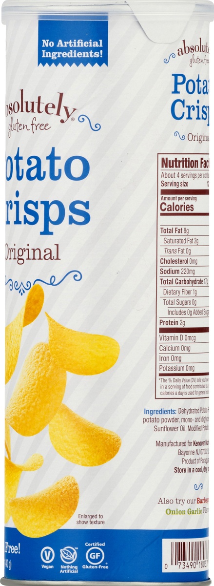 slide 10 of 10, Absolutely Gluten Free Classic Potato Chips, 5 oz