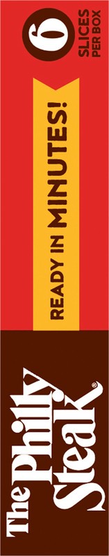 slide 4 of 5, The Philly Steak Steak Slices - 6 ct Frozen, 6 ct; 6 oz