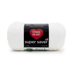 Red Heart® Super Saver® Yarn - Soft White, 364 yd / 7 oz