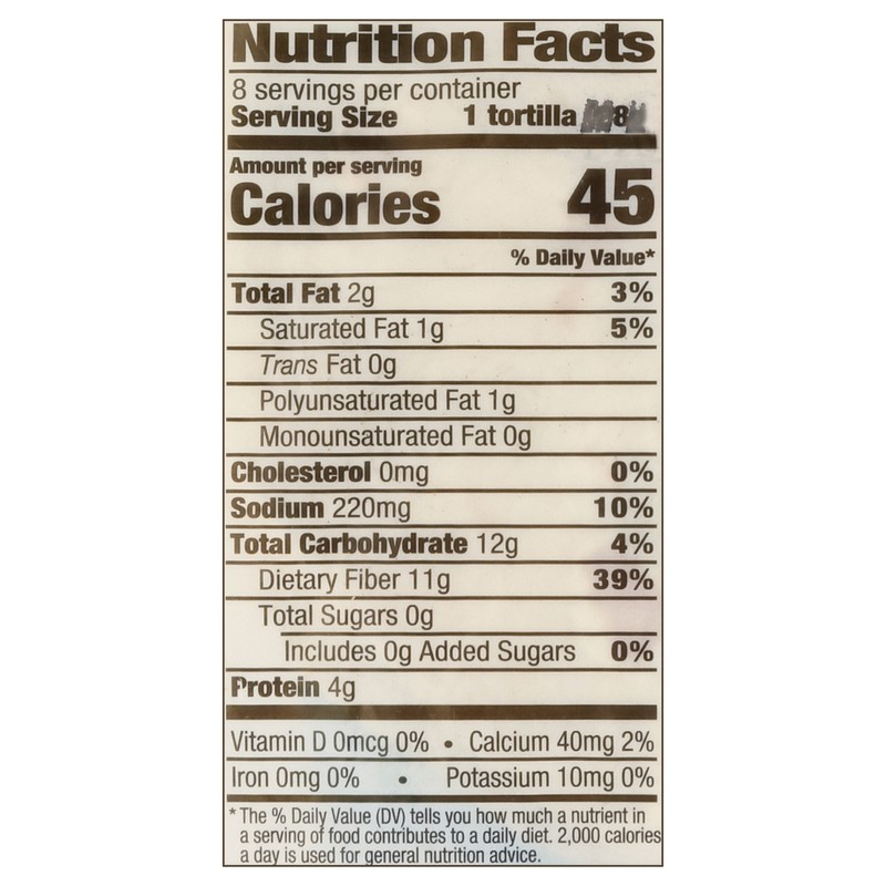 slide 3 of 5, Mission Carb Balance Tortilla Wraps 8 Each, 8 ct