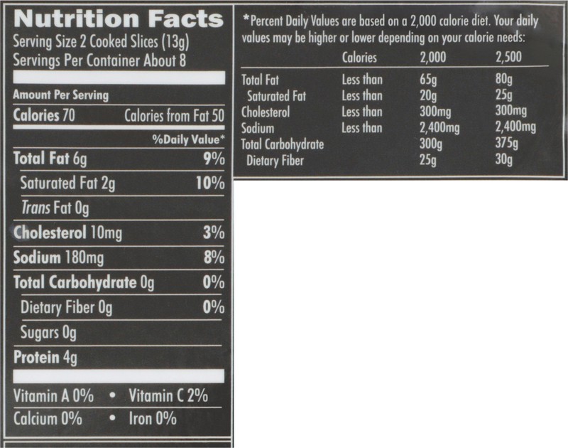 slide 5 of 5, Sugardale Premium Center Cut Bacon, 12 oz