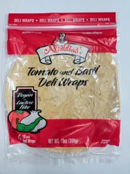 Aladdin's Deli Wrap, Tomato & Basil
