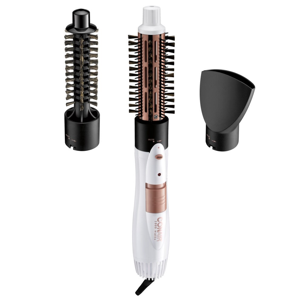 slide 2 of 4, Conair Ionic Hot Air Styling Brush Kit, 3 ct