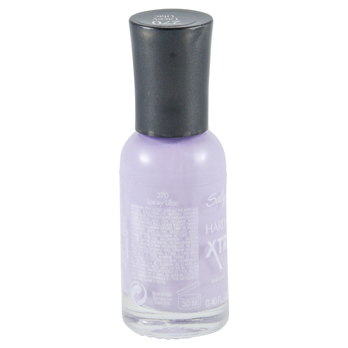 slide 4 of 5, Sally Hansen - Hard As Nails Xtreme Wear- Lacey Lilac- .4 fl oz, 0.4 fl oz