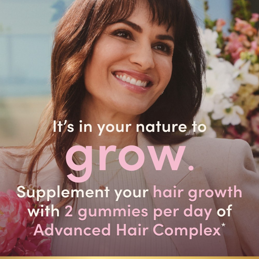 slide 4 of 6, Nature's Bounty Optimal Solutions Hair Growth Gummies, 60 Ct, 60 ct
