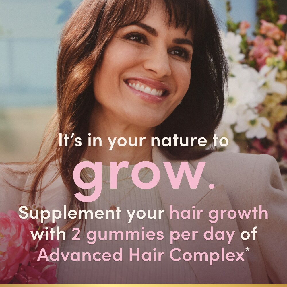 slide 4 of 6, Nature's Bounty Optimal Solutions Hair Growth Gummies, 60 Ct, 60 ct