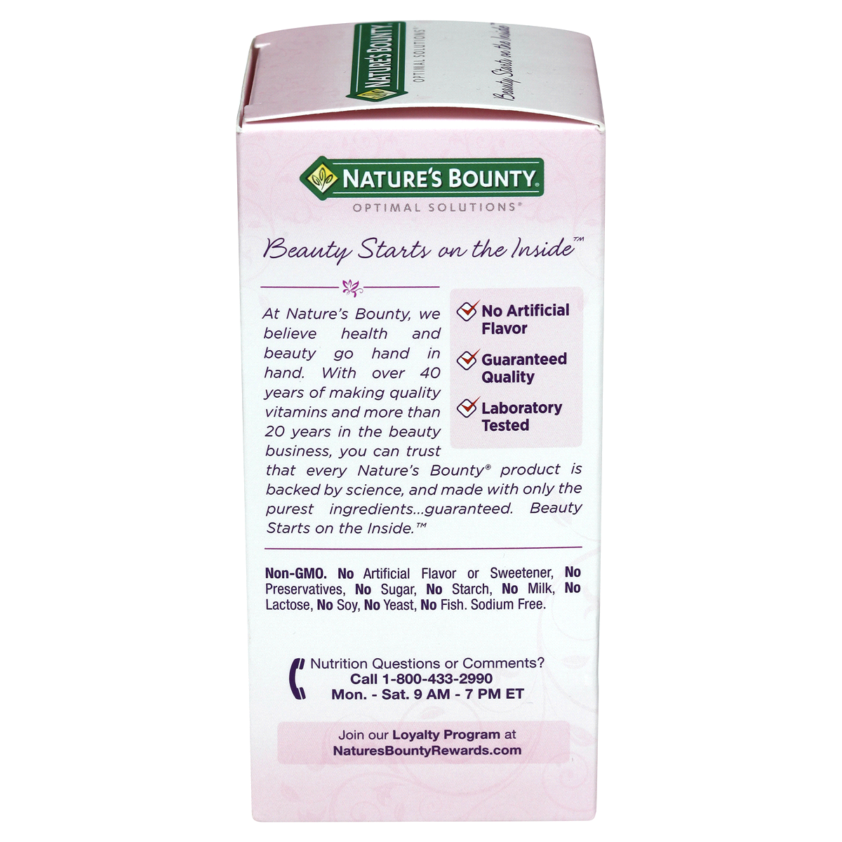 slide 4 of 8, Nature's Bounty Optimal Solutions Radiant Skin Ceramocides, 40 ct