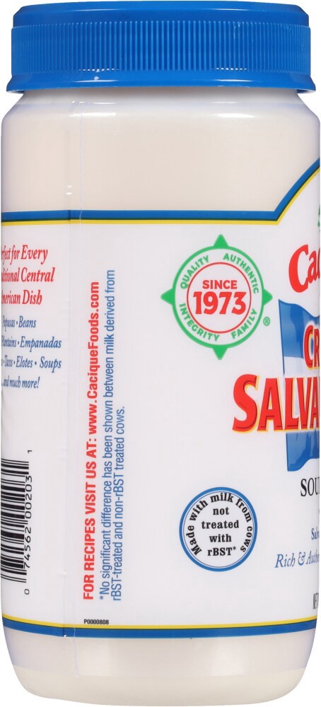 slide 5 of 5, Cacique Salvadoran Style Crema Salvadorena Sour Cream 15 oz, 15 oz