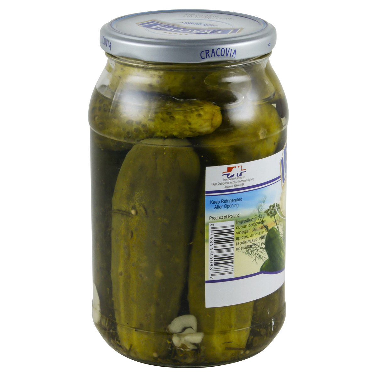 slide 4 of 4, Cracovia Pickles 30.33 oz, 30.33 oz