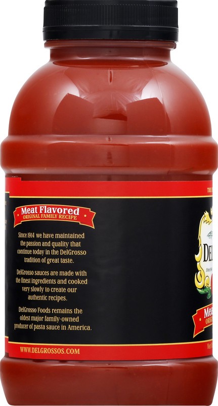 slide 3 of 5, DelGrosso Del Grosso Sauce Meat Flavored, 45 oz