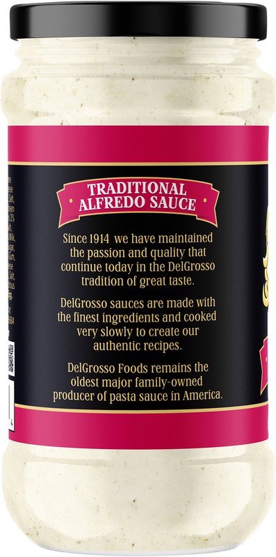 slide 5 of 5, Del Grosso Traditional Alfredo, 15 oz