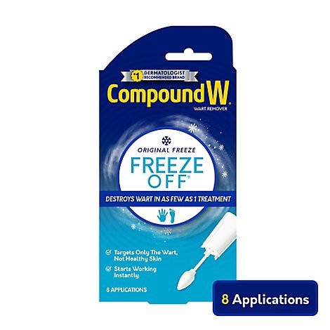 slide 1 of 1, Compound W Freeze Off Wart Removal System - 8 Count, 8 ct