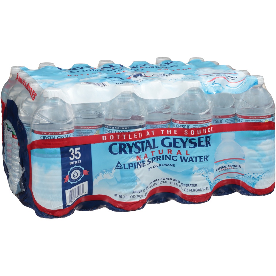 slide 4 of 6, Crystal Geyser Natural Alpine Spring Water Bottles, 16.9 fl oz; 39 ct