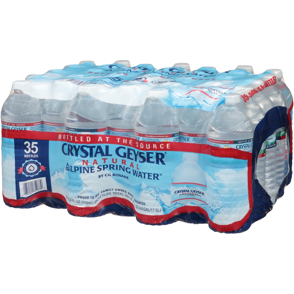 slide 5 of 6, Crystal Geyser Natural Alpine Spring Water Bottles, 16.9 fl oz; 39 ct