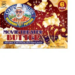 Cousin Willie's Microwave Popcorn Movie Theater Butter