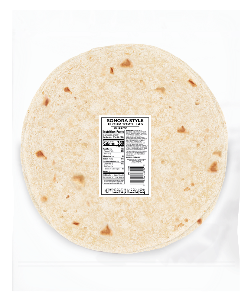 slide 3 of 4, Kroger Sonora Style Burrito 12", 8 ct