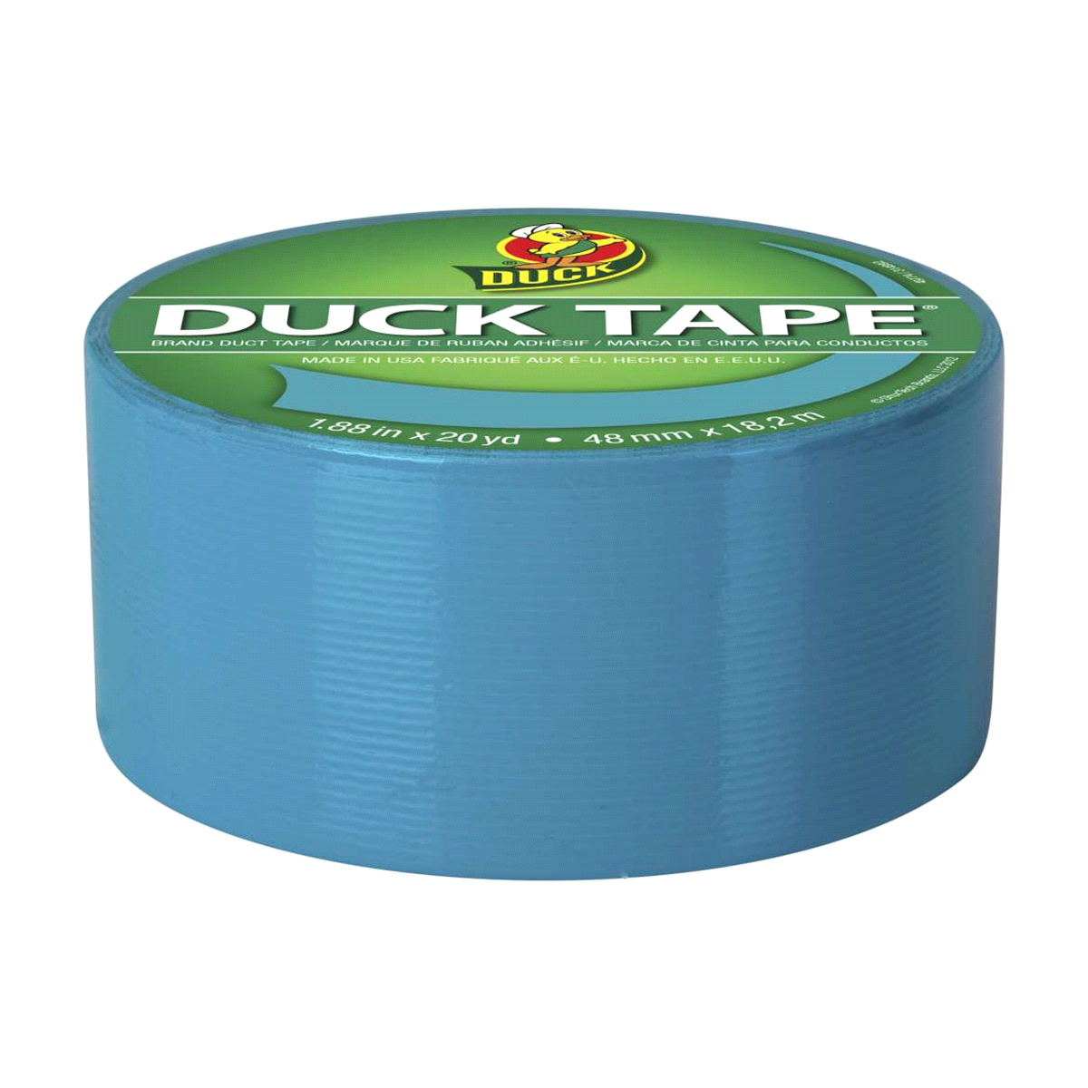 slide 2 of 2, Duck Tranquil Teal Duct Tape, 1.88 in x 20 yd