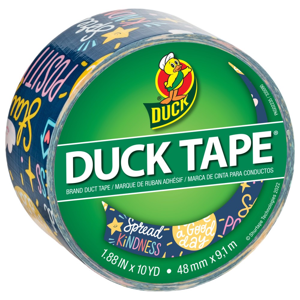 slide 1 of 1, Duck Positivity Print Duck Tape, 1 ct