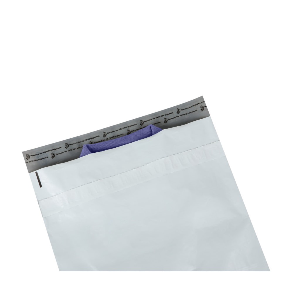 slide 2 of 3, Duck Poly Flexible Mailers - White, 5 ct; 14.25 in x 18.75 in