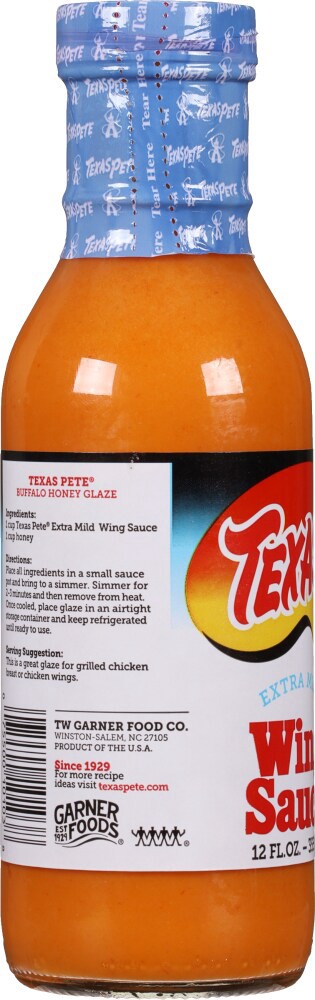 slide 6 of 6, Texas Pete Extra Mild Wing Sauce, 12 oz