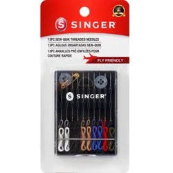 SINGER Sew-Quick Threaded Hand Needles, 13 Count