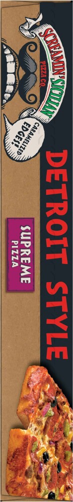 slide 6 of 6, Screamin' Sicilian Supreme Detroit Style Frozen Pizza, 27.4 oz