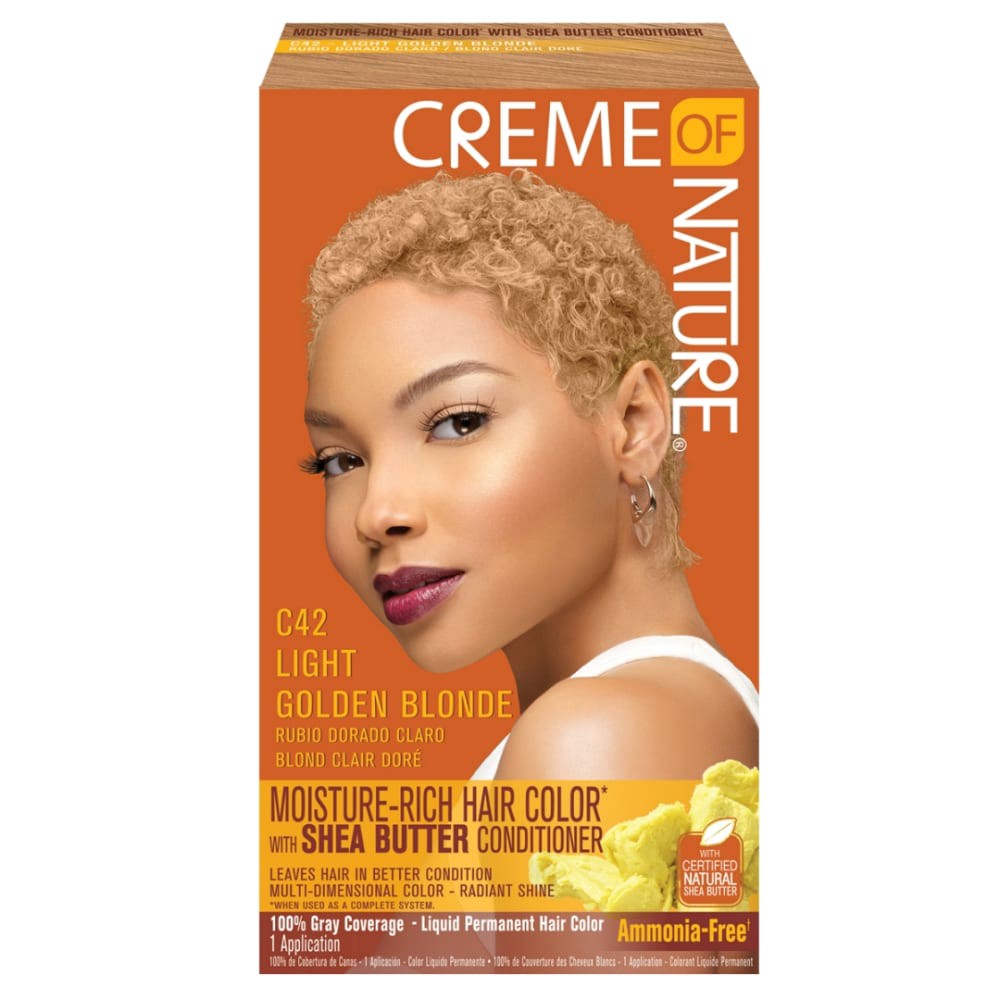 slide 2 of 2, Cream of Nature Creme Of Nature Light Golden Blonde Liquid Hair Color, 1 ct