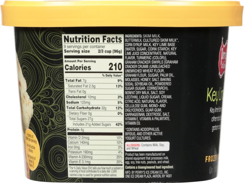 slide 5 of 5, Perry's Ice Cream Key Lime Pie Frozen Yogurt 1.5 qt, 1.5 qt