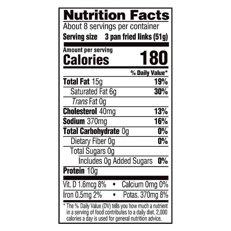 slide 4 of 5, Bob Evans Links, 20 oz