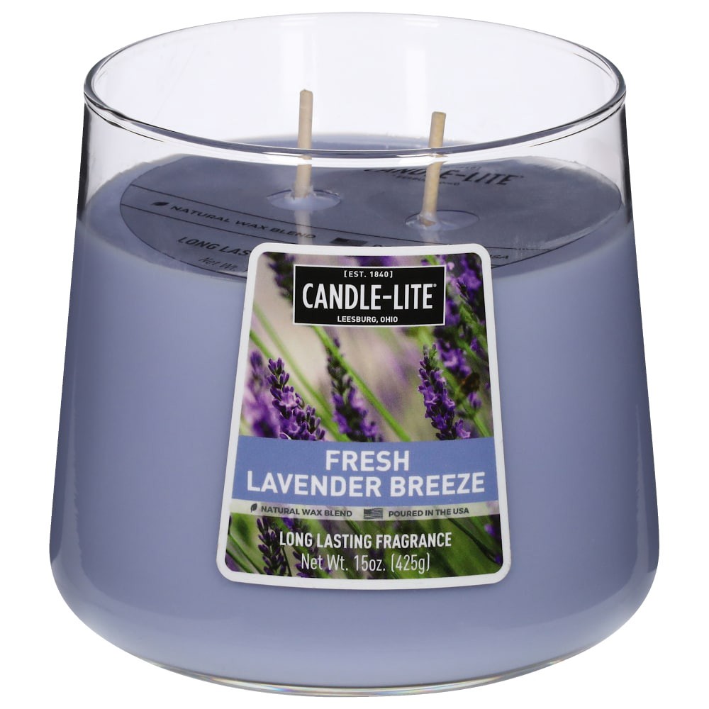 slide 3 of 3, Candle-Lite Fresh Lavender Breeze Candle 1 ea, 1 ct