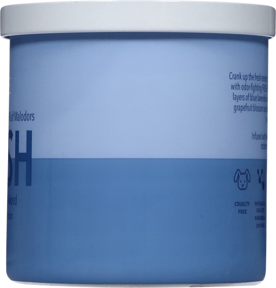 slide 4 of 5, Pure Fresh Lavender + Sandalwood Candle 1 ea, 1 ct