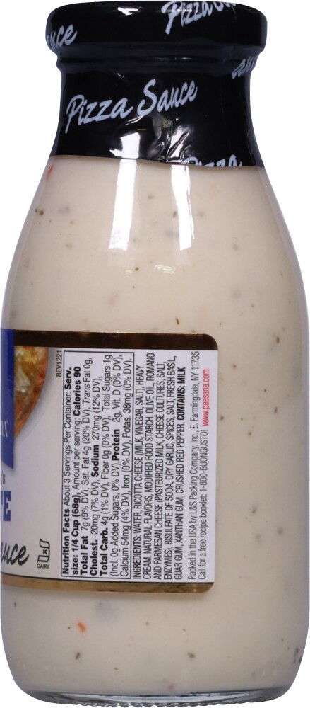 slide 2 of 3, Paesana White Pizza Sauce - 8.5 oz, 8.5 oz